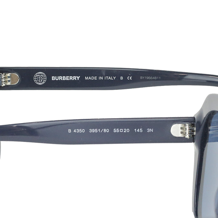 Burberry Astley Dark Blue Acetate Square Sunglasses