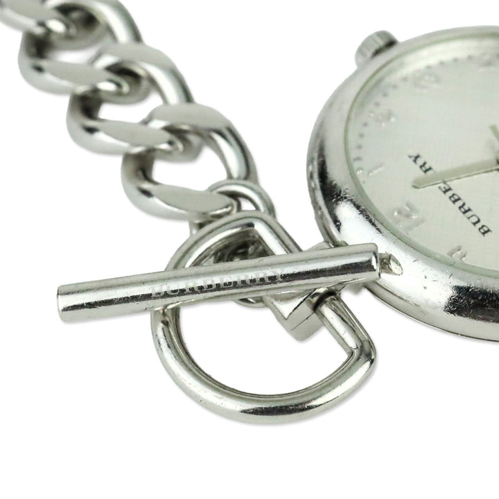Burberry BU5302 Waterloo Sterling Silver 30m Toggle Chain Link Watch