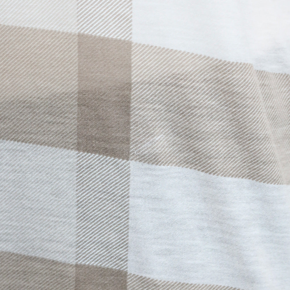 Burberry Beige Check Modal T-Shirt