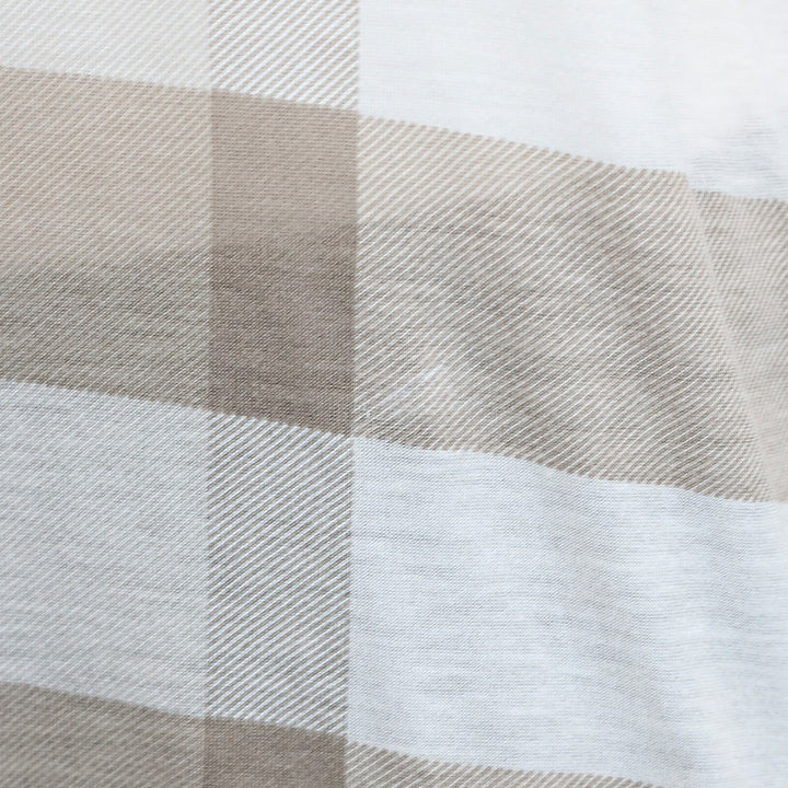 Burberry Beige Check Modal T-Shirt