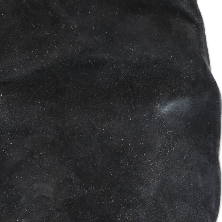 Burberry Black Suede Pointed Toe Platform Knee High Boot