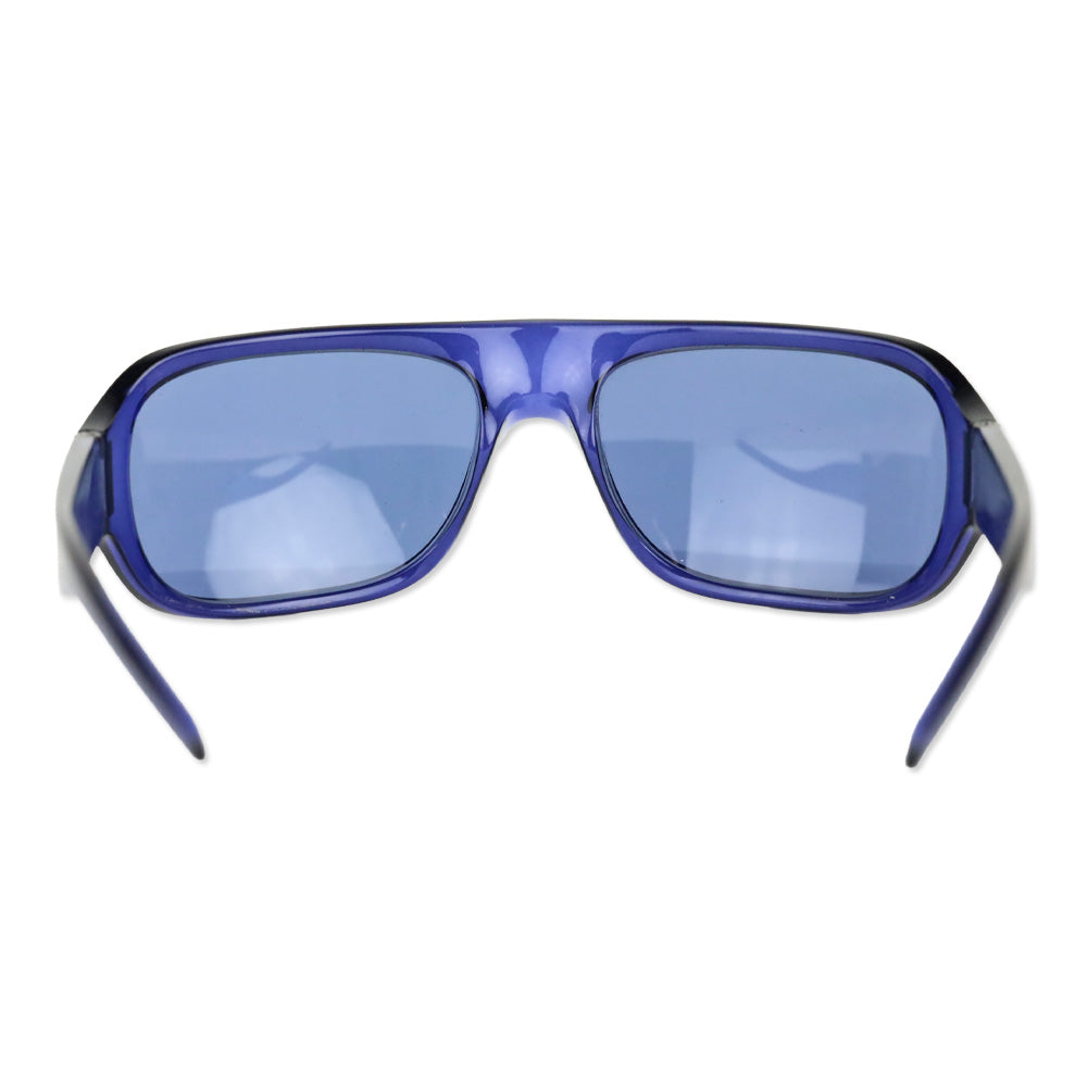 Burberry Blue Acetate Rectangle Sunglassess