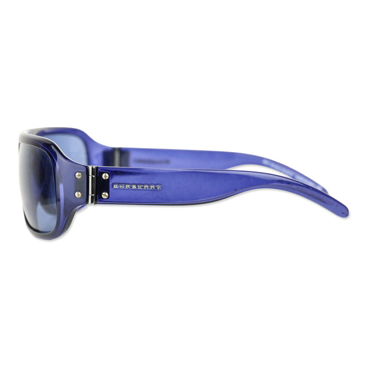 Burberry Blue Acetate Rectangle Sunglassess