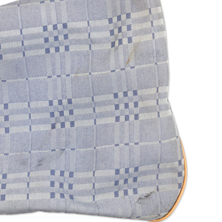 Burberry Blue Nova Check Canvas Extra Large Hobo Bag
