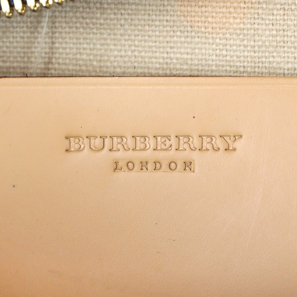 Burberry Blue Nova Check Canvas Extra Large Hobo Bag