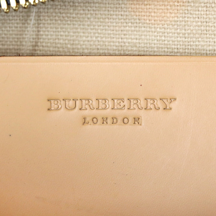 Burberry Blue Nova Check Canvas Extra Large Hobo Bag