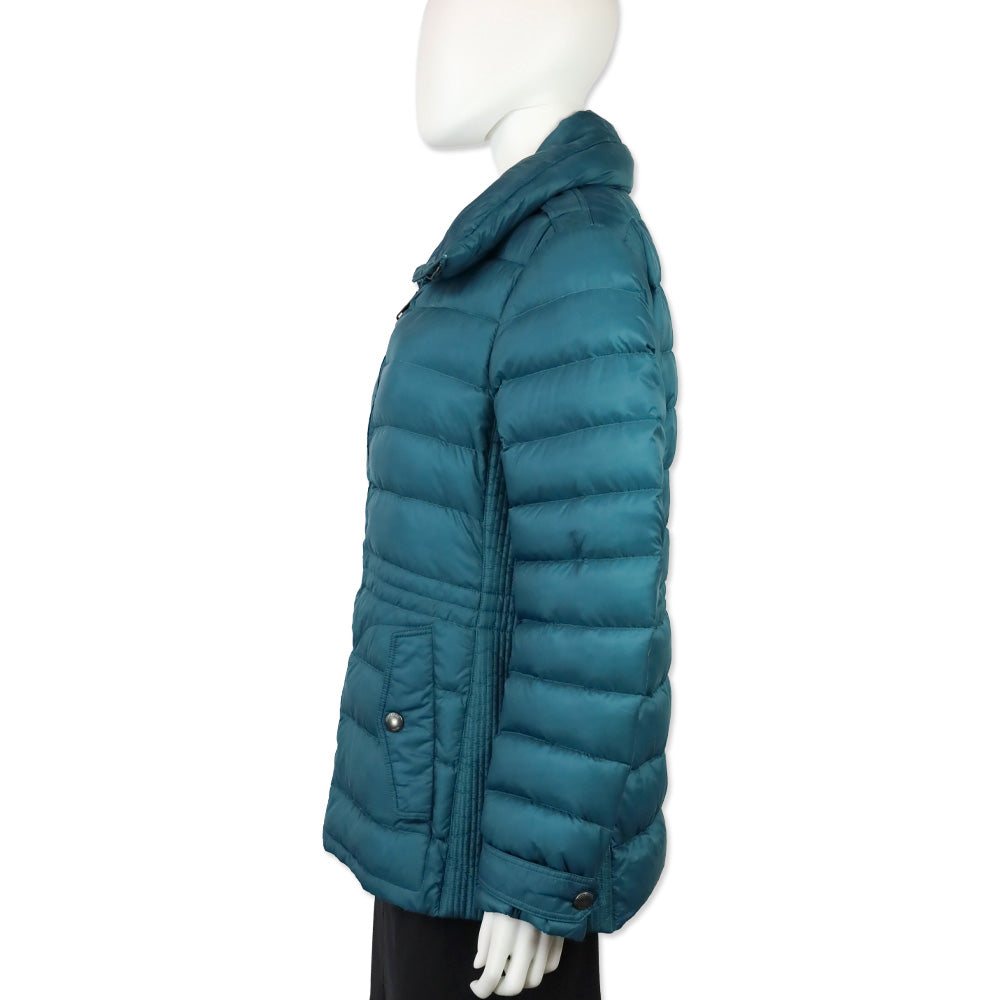 Burberry Brit Blue Teal Puffer Jacket