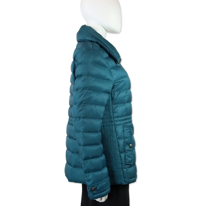 Burberry Brit Blue Teal Puffer Jacket