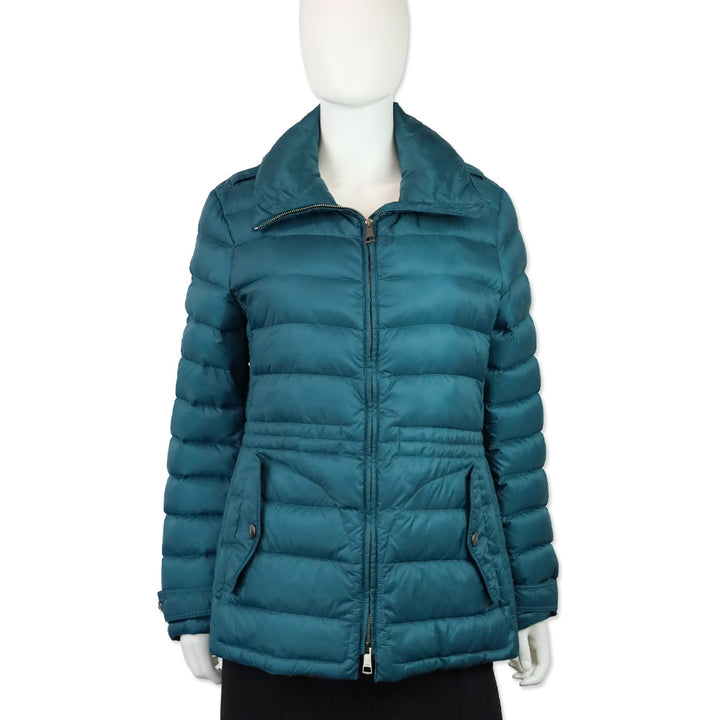 Burberry Brit Blue Teal Puffer Jacket