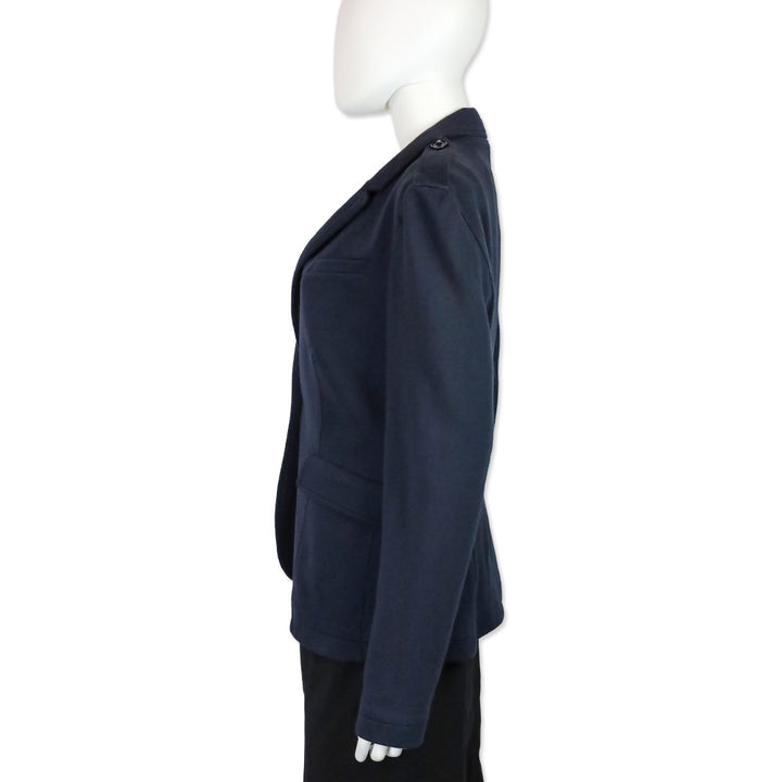 Burberry Brit Navy Cotton-Blend Blazer