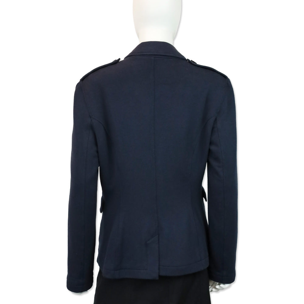 Burberry Brit Navy Cotton-Blend Blazer