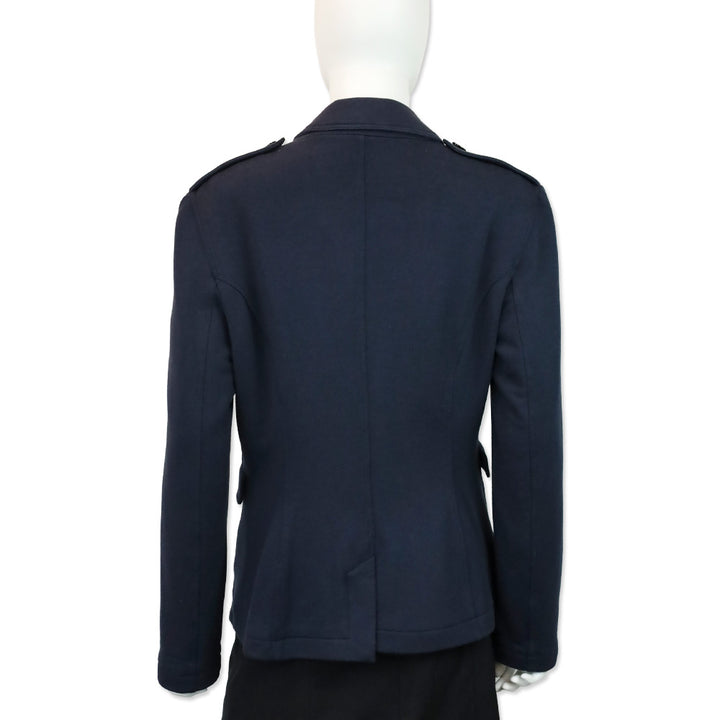 Burberry Brit Navy Cotton-Blend Blazer
