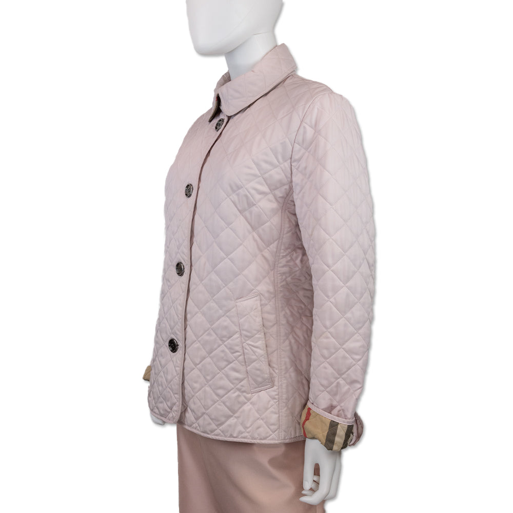 Burberry Brit Pink Diamond Quilted Jacket