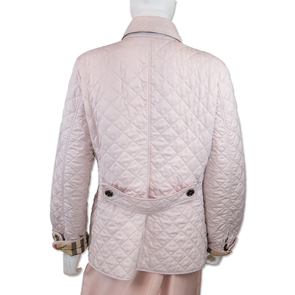 Burberry Brit Pink Diamond Quilted Jacket