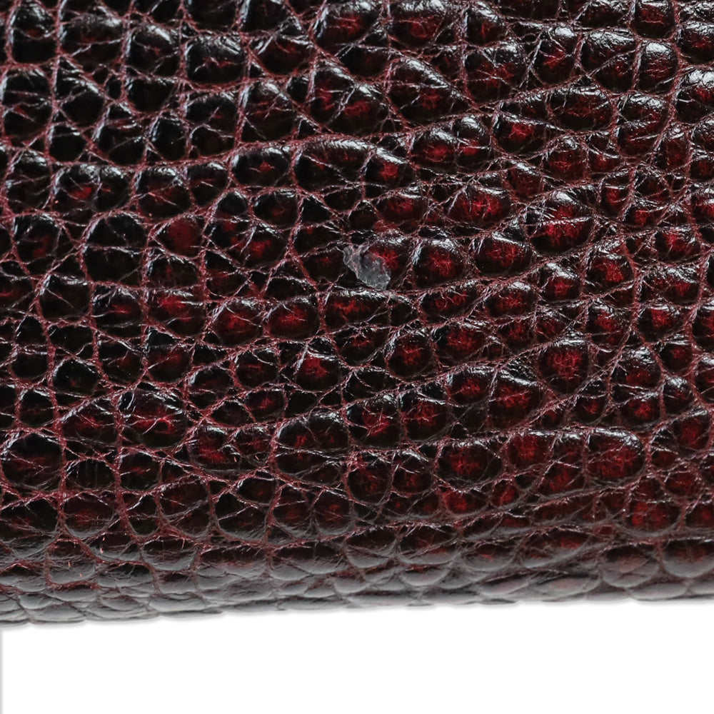 Burberry Burgundy Grain Medium Dewsbury Tote