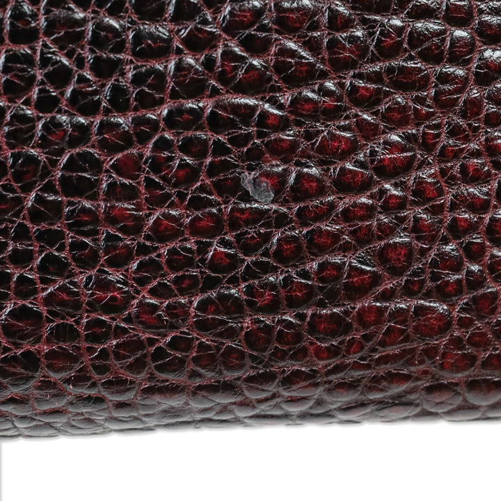 Burberry Burgundy Grain Medium Dewsbury Tote