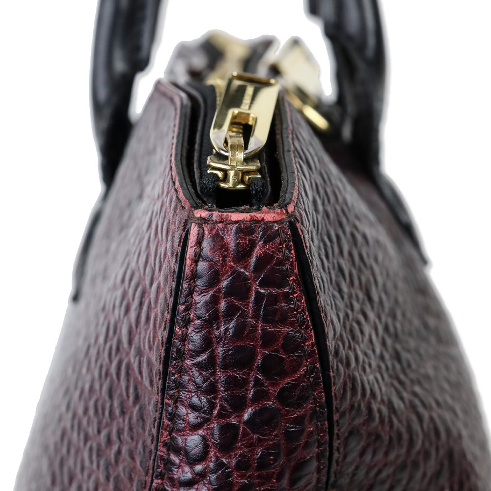 Burberry Burgundy Grain Medium Dewsbury Tote