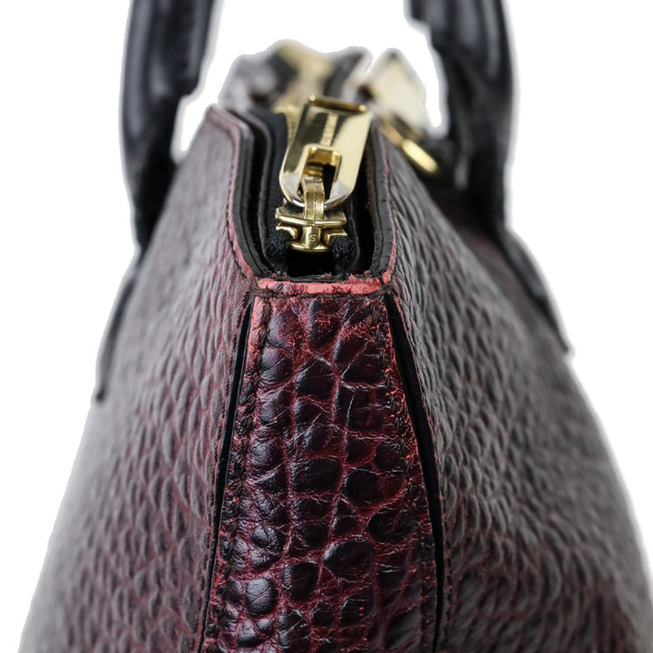 Burberry Burgundy Grain Medium Dewsbury Tote