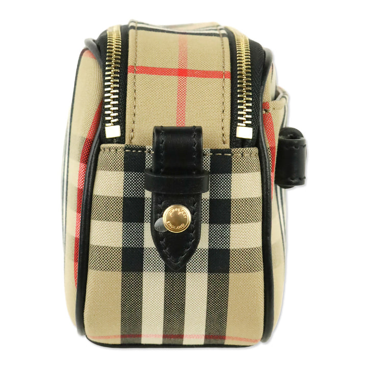 Burberry Check Plaid Crossbody Bag