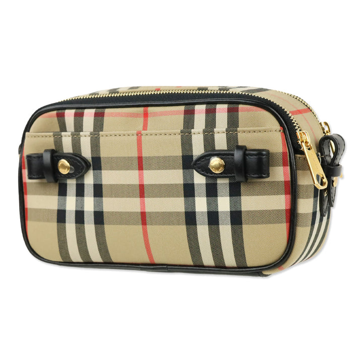 Burberry Check Plaid Crossbody Bag