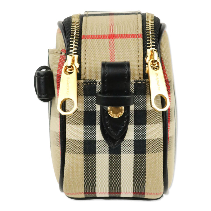Burberry Check Plaid Crossbody Bag