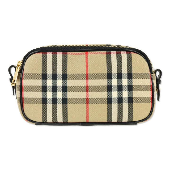 Burberry Check Plaid Crossbody Bag