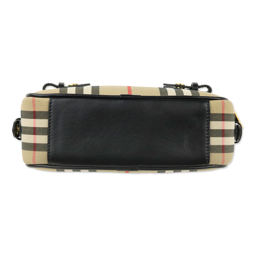 Burberry Check Plaid Crossbody Bag