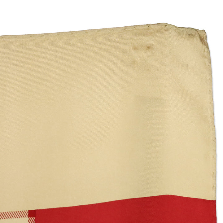 Burberry Classic Check Print Silk Square Scarf