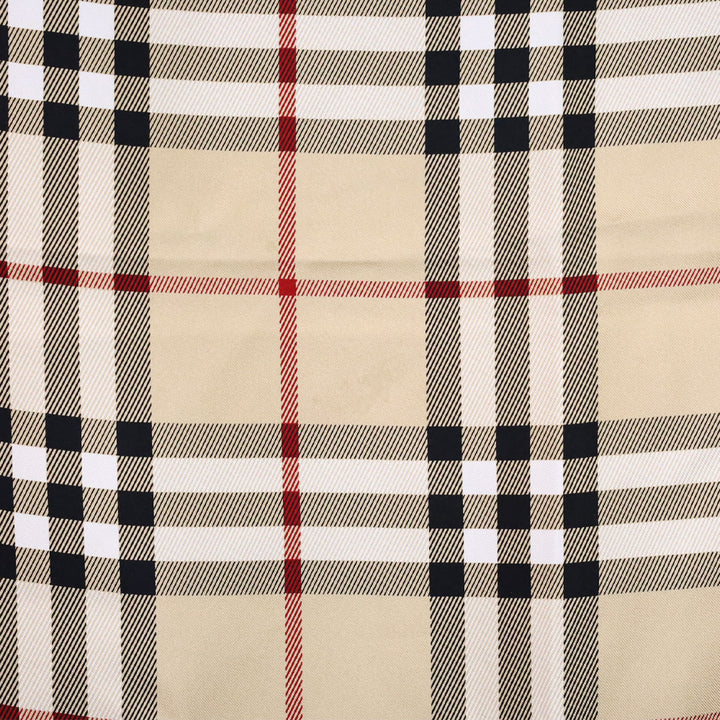 Burberry Classic Check Print Silk Square Scarf