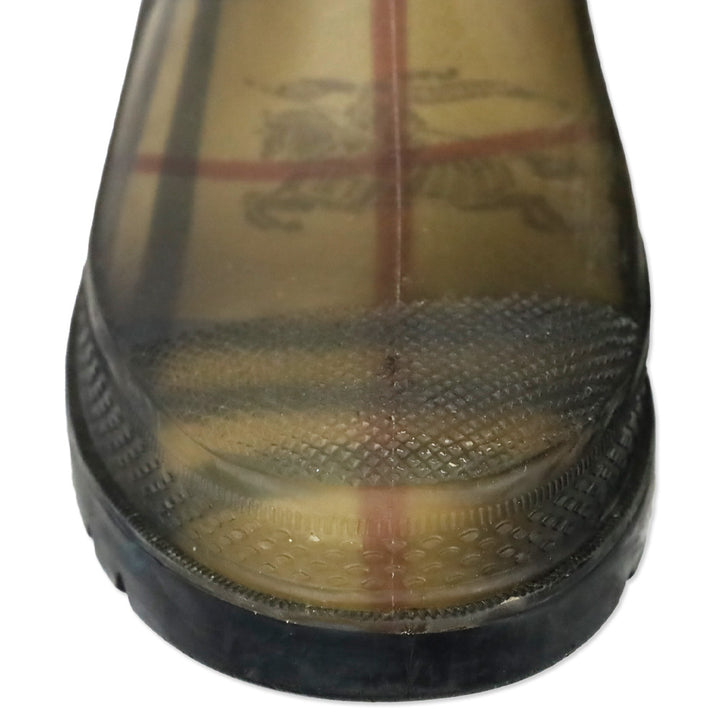 Burberry Haymarket Check Rubber Rain Boots