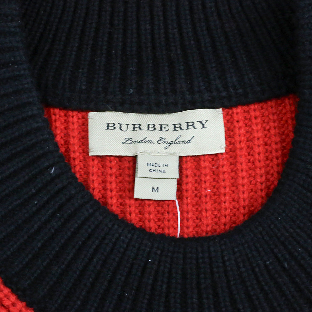 Burberry Knox Military Red Wool Cashmere Sleeveless Sweater