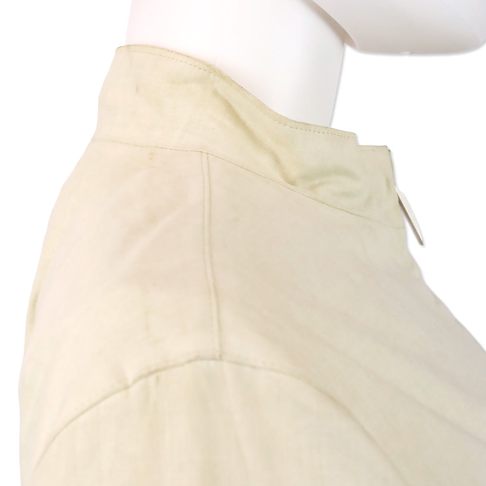 Burberry Light Beige Funnel Neck Belted Car Coat