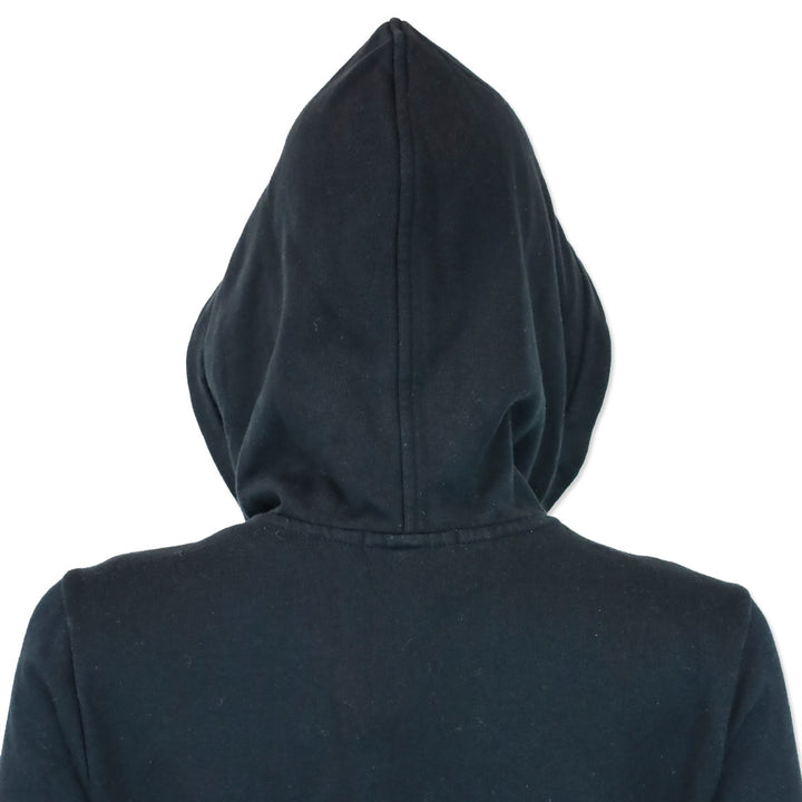 Burberry London Black Zip-Up Sweater with House Check Piping Accent