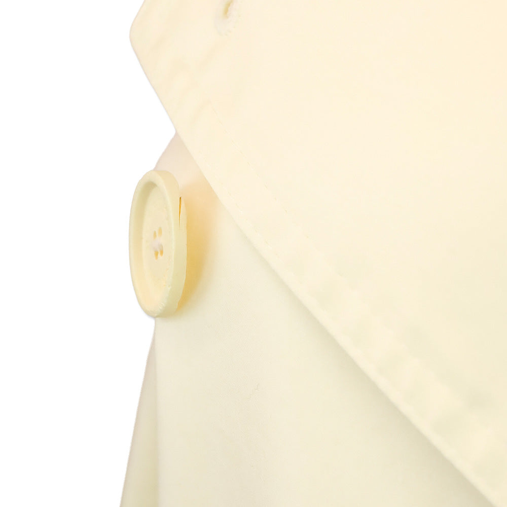 Burberry London Butter Yellow Double-Breasted Trench Coat