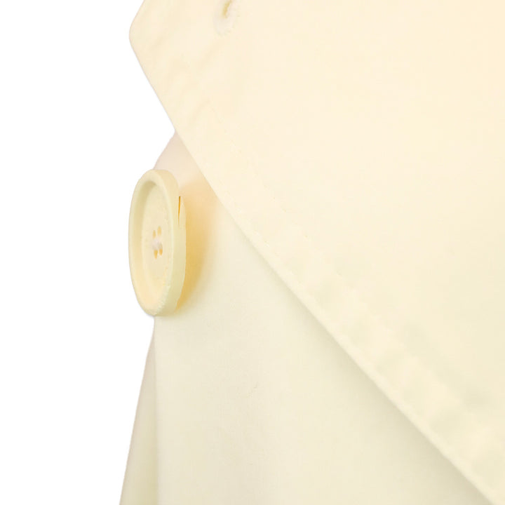 Burberry London Butter Yellow Double-Breasted Trench Coat