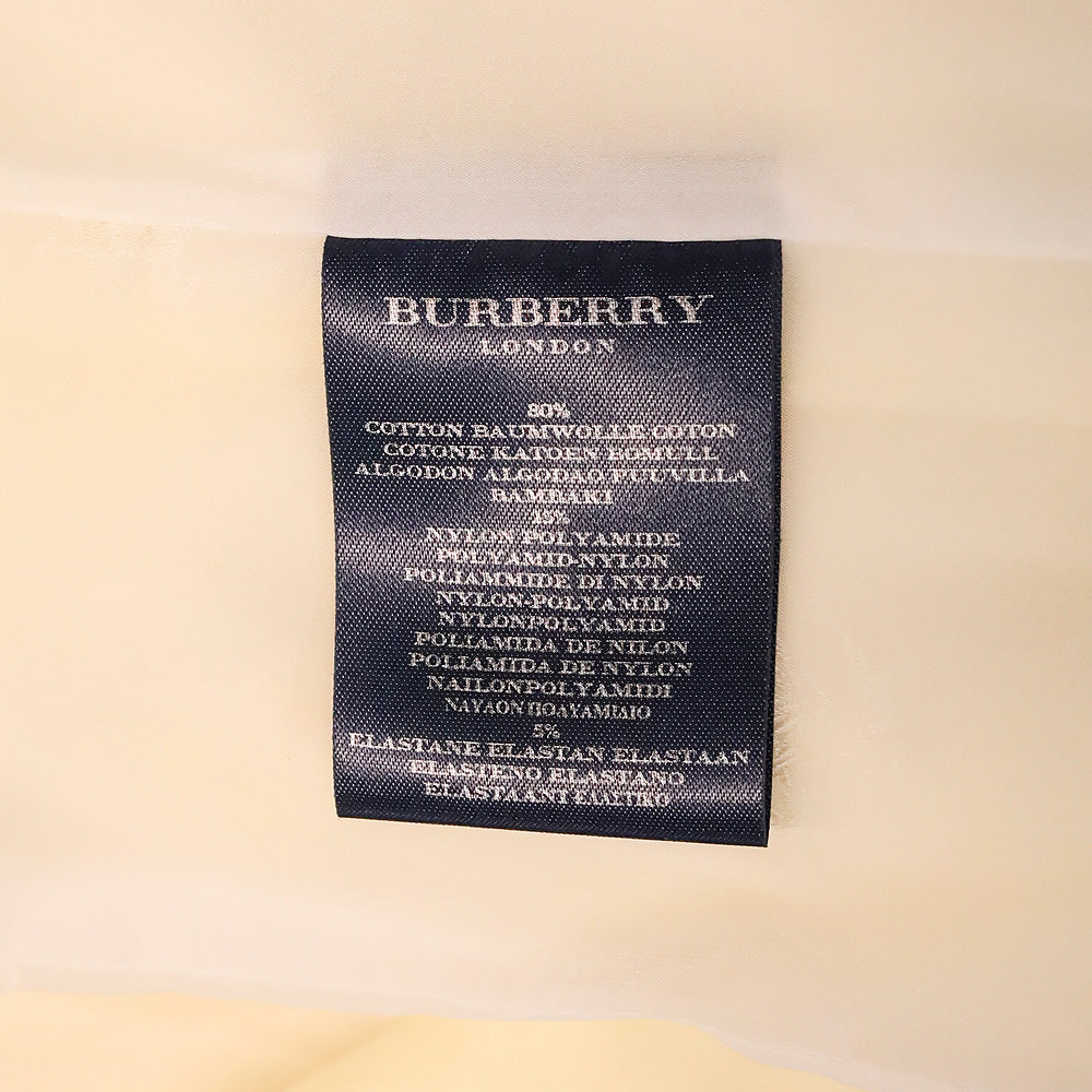Burberry London Butter Yellow Double-Breasted Trench Coat