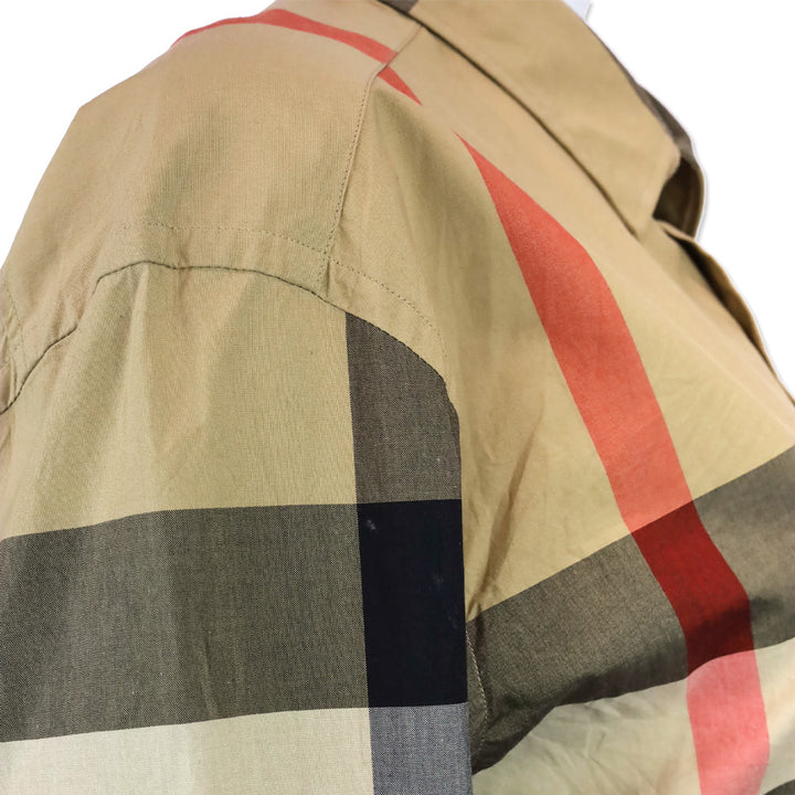 Burberry London Nova House Check Cotton Button Up Shirt