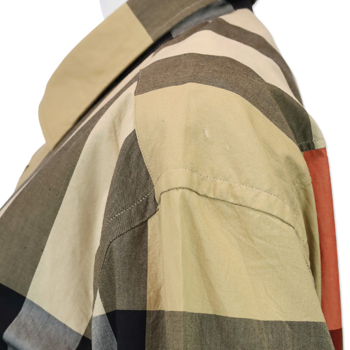 Burberry London Nova House Check Cotton Button Up Shirt