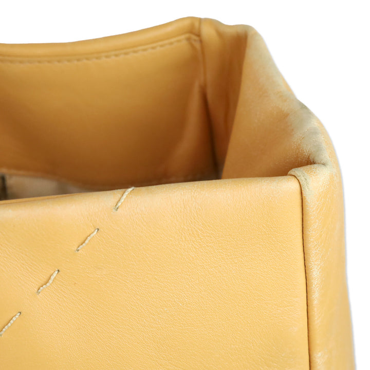 Burberry London Tan Stitched Leather Tote