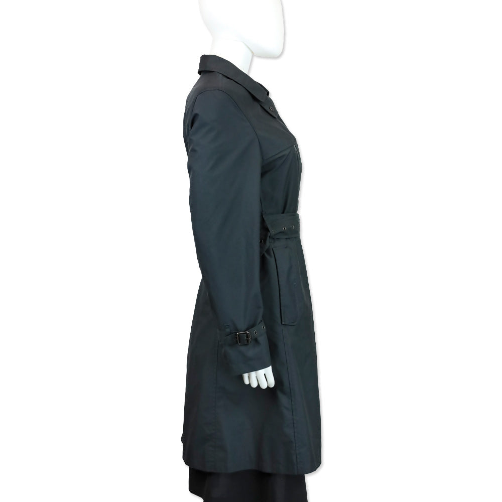 Burberry London Tess Black Lightweight Trench Coat