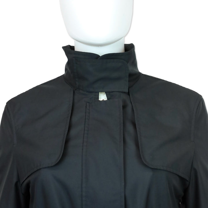 Burberry London Tess Black Lightweight Trench Coat