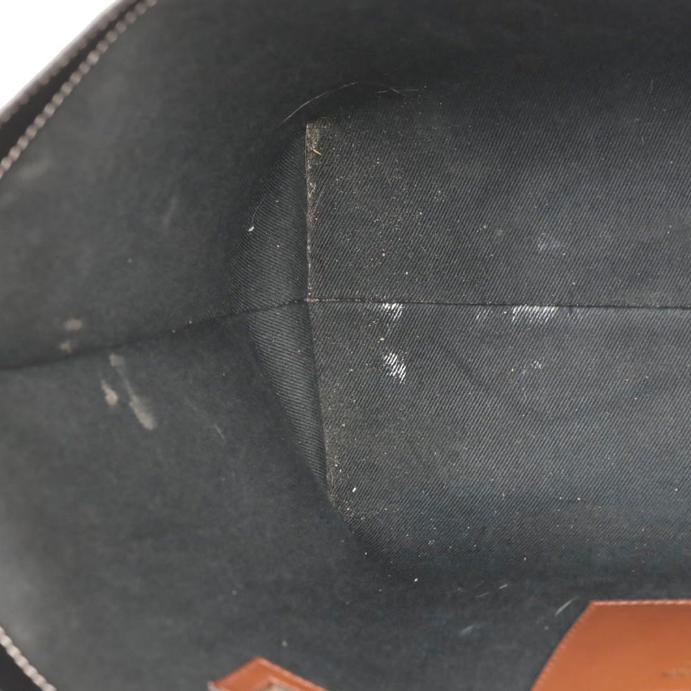 Burberry Medium Check Saffiano Leather Tote