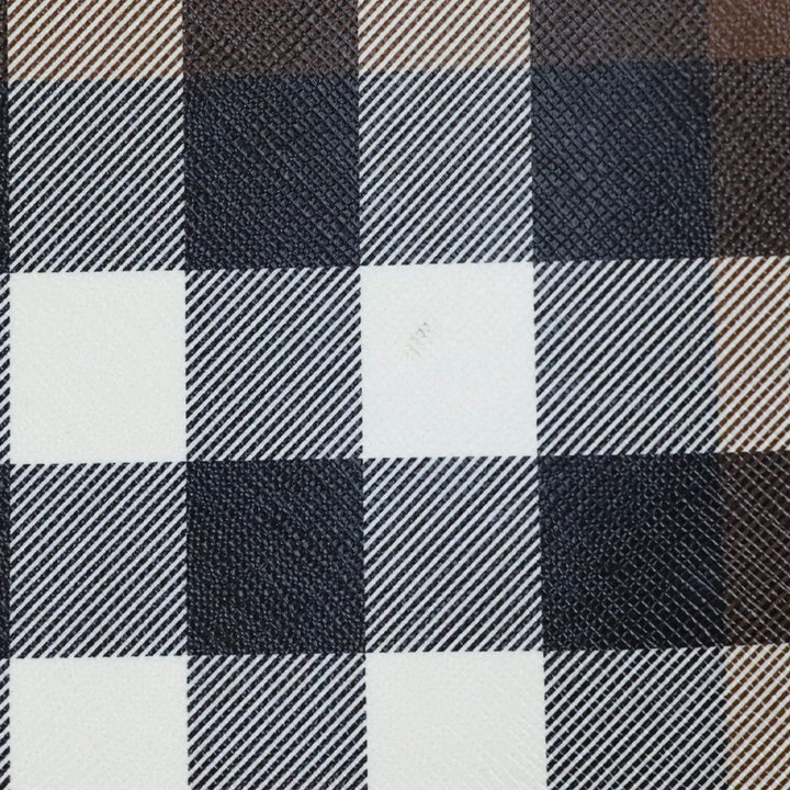 Burberry Medium Check Saffiano Leather Tote