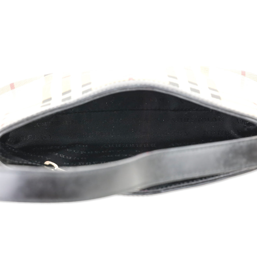 Burberry Nova Check Coated Canvas Small Shoulder Bag