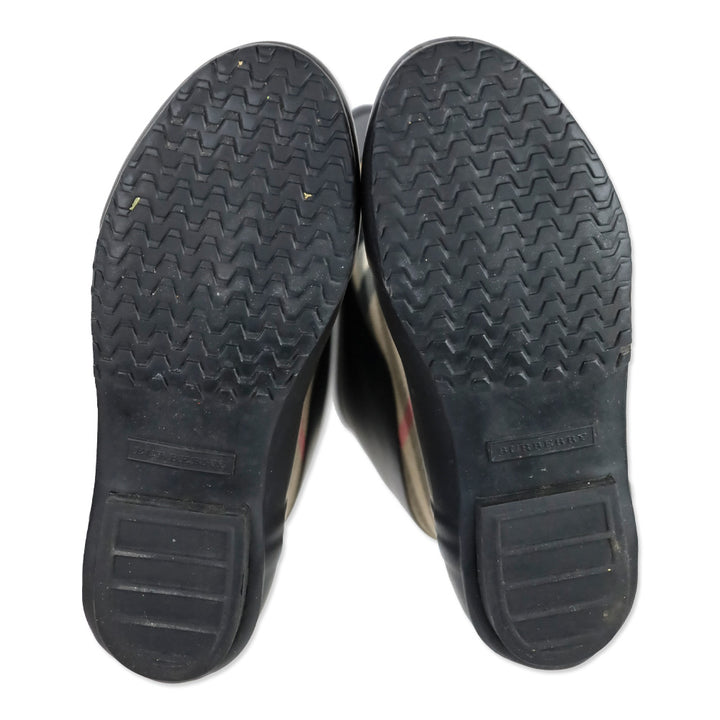 Burberry Nova Check Pattern Rubber Rain Boot