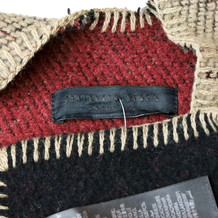 Burberry Prorsum Reversible Mega Check Wool/Cashmere Cape