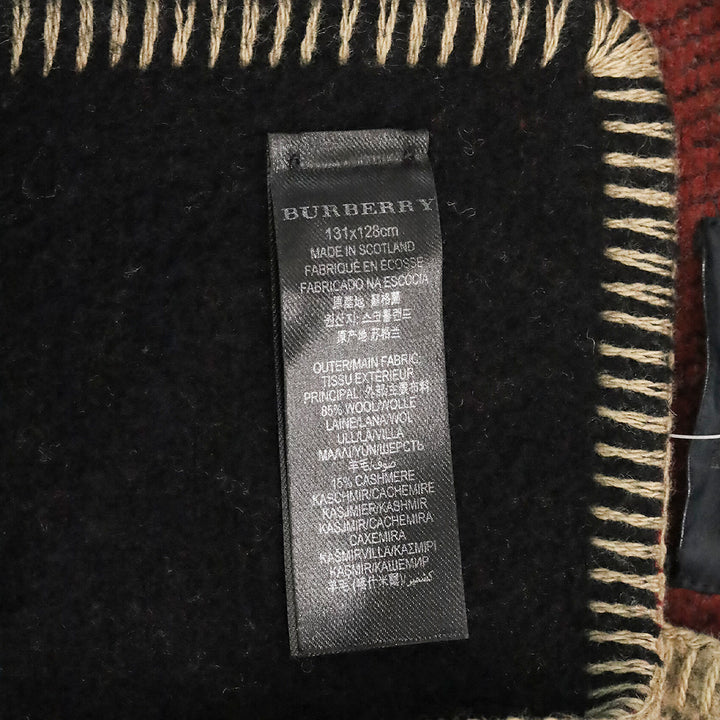 Burberry Prorsum Reversible Mega Check Wool/Cashmere Cape