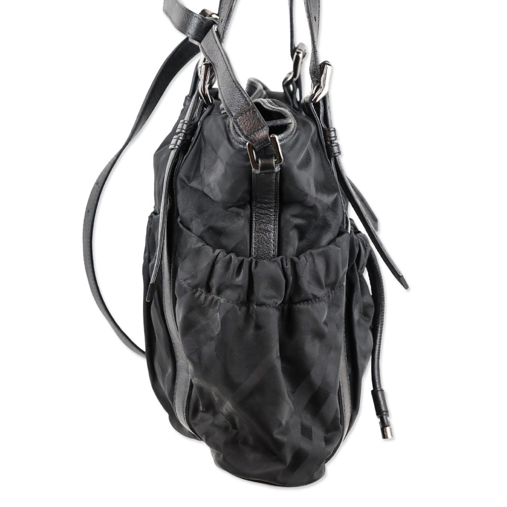 Burberry Supernova Check Nylon Diaper Bag