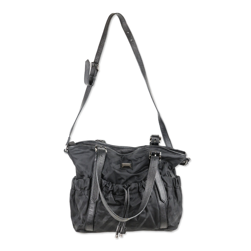 Burberry Supernova Check Nylon Diaper Bag