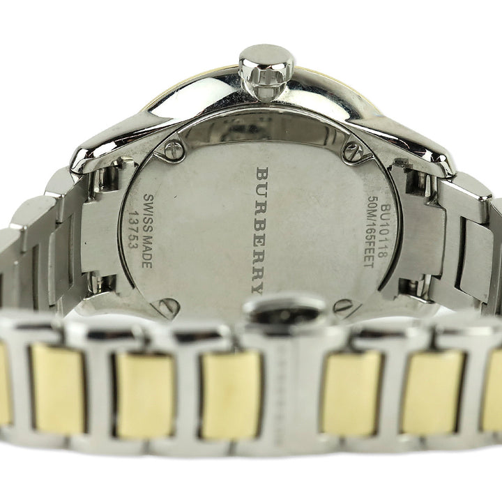 Burberry The Classic Champagne Gold Dial Two Tone Steel Strap Watch